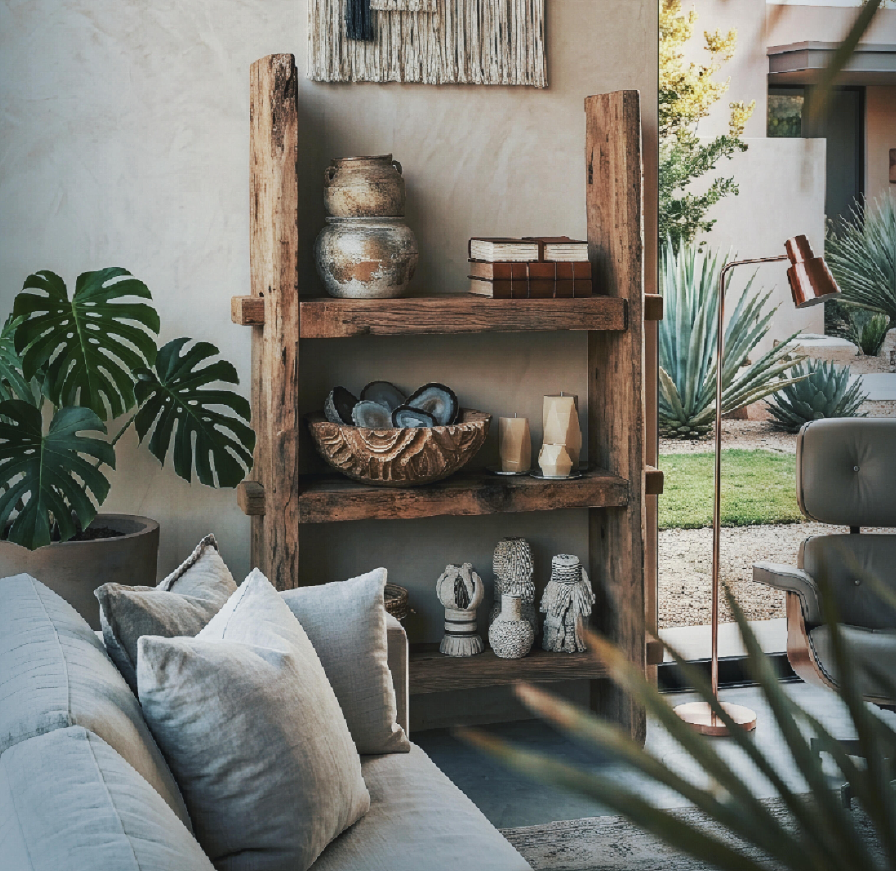 Librero bajo estilo antiguo [desde $10,500 MXN]