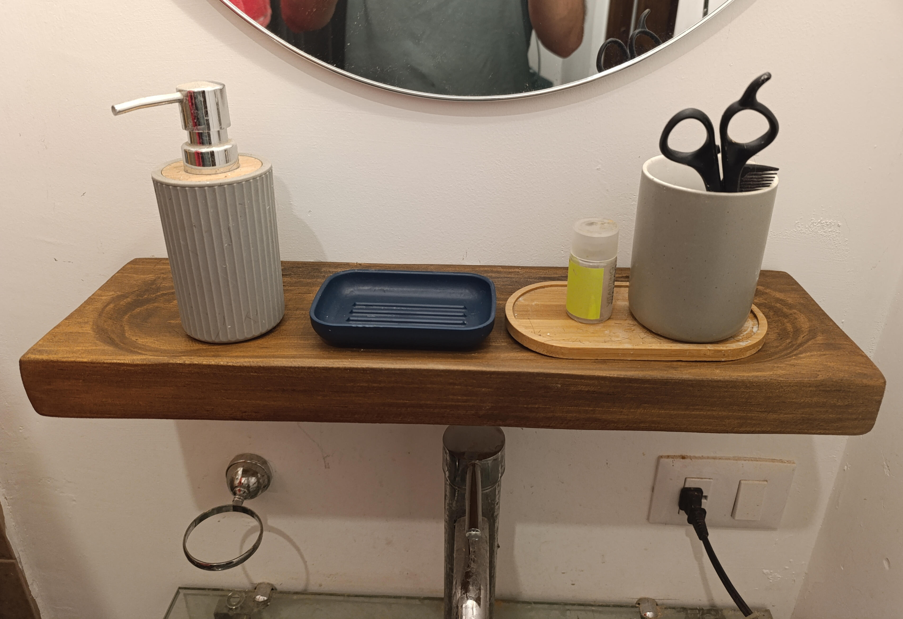 Repisa concava para baño [desde $850 MXN el set]